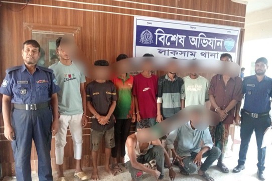 কুমিল্লায় মাদক, কিশোর গ্যাং ও ছিনতাইবিরোধী অভিযানে আটক ২৭৫